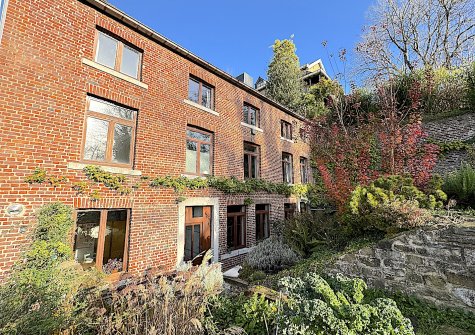 Liège (Pierreuse): immeuble de rapport à 4 structures en ordre de conformité avec jardin en site classé.